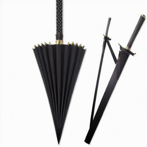 25 Inch New Design Katana Japanese Samurai Sword Shaped Handle Straight Umbrella