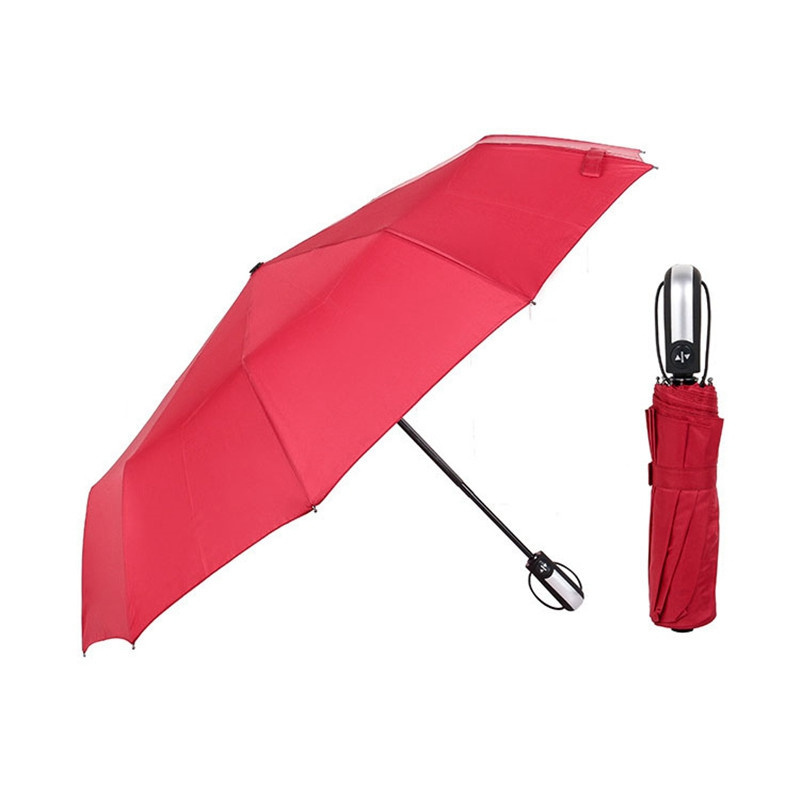 Compact Travel Umbrella Windproof Collapsible Auto Folding Mini Small Umbrella