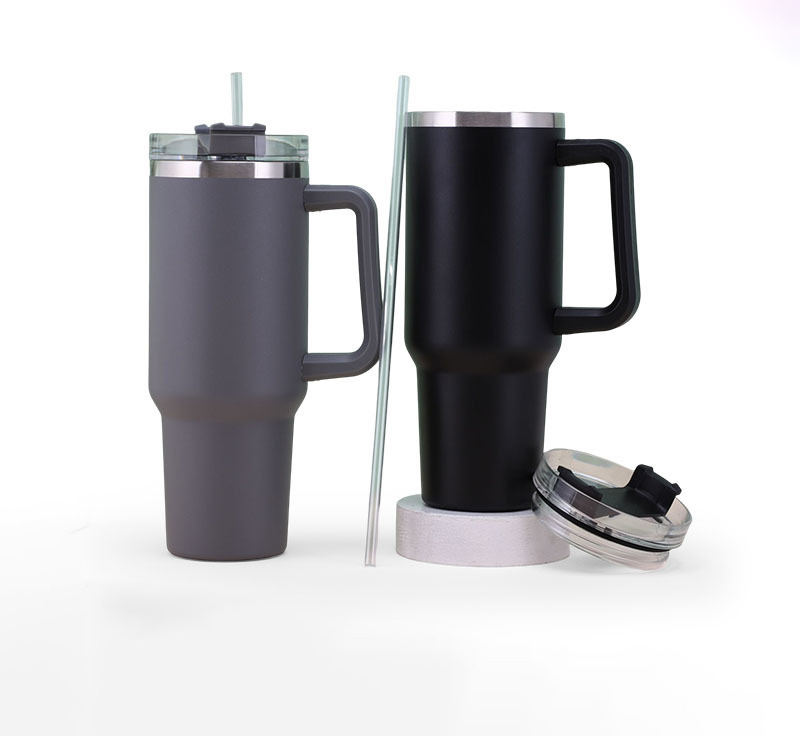 Top Seller 2023 New Arrival 40oz Stainless Steel Mug with Handle Tumbler Water Bottle STLY Cup Adventure Quencher