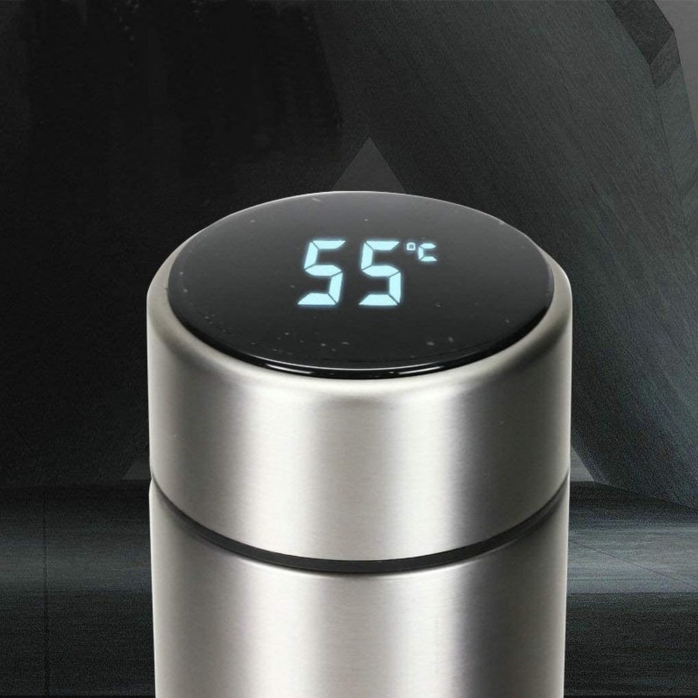 2020 Hot Sale Digital LED Display Smart Reminder Double Wall Stainless Steel Vacuum Flask