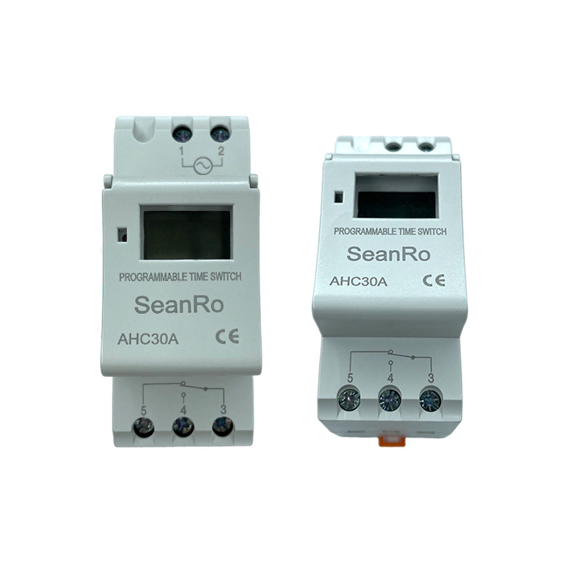 Seanro 16A 20A 30A DC AC 110V/220V Relay Digital LCD Power Weekly Programmable Timer Time Switch