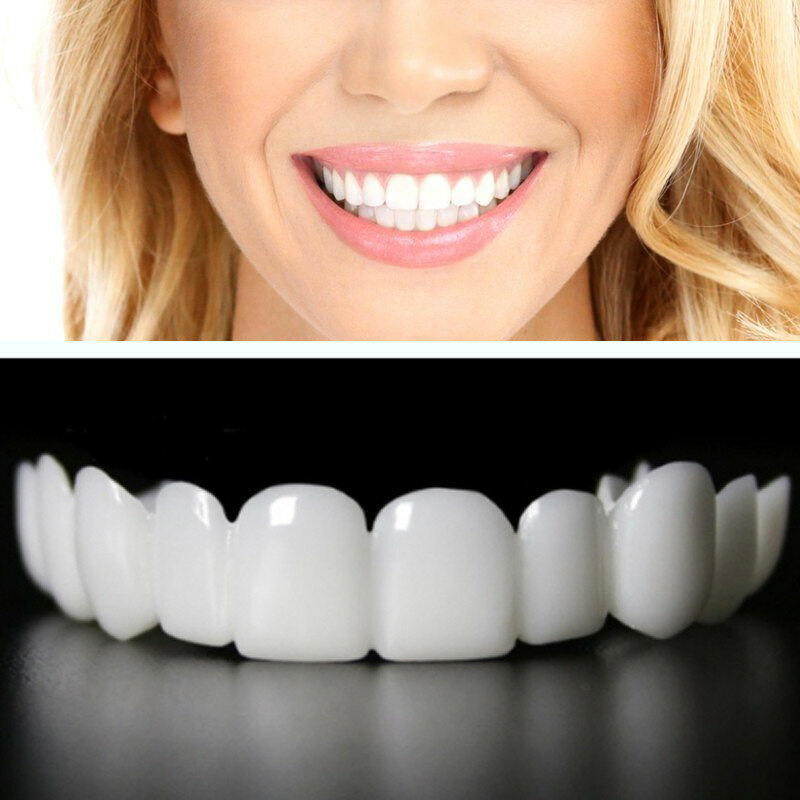 snap smile customized  label Upper and lower False teeth cover Perfect Smile Veneers Comfort Fit Flex Denture braces