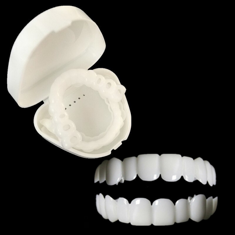 snap smile customized  label Upper and lower False teeth cover Perfect Smile Veneers Comfort Fit Flex Denture braces