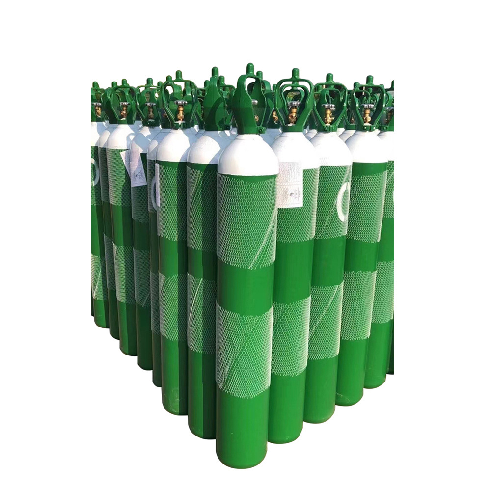 China Manufacturer Direct Sale Made 6 M3 Oxygen Acetylene Gas Cylinders High Pressure 50 Liter Oxygen Cylinder