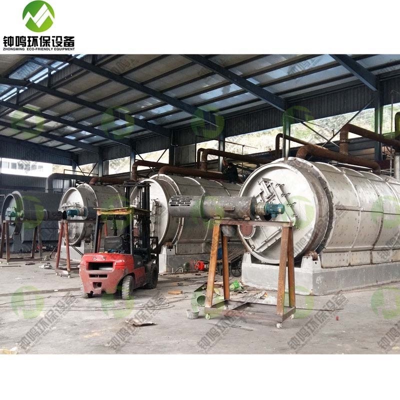 45% Yield Pyrolysis Tire Recycling  to Oil Machine/Plant