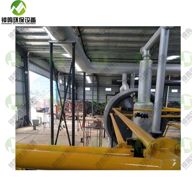 45% Yield Pyrolysis Tire Recycling  to Oil Machine/Plant