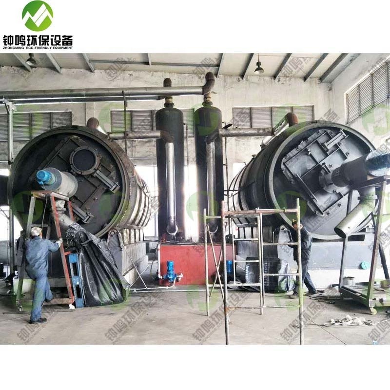 45% Yield Pyrolysis Tire Recycling  to Oil Machine/Plant