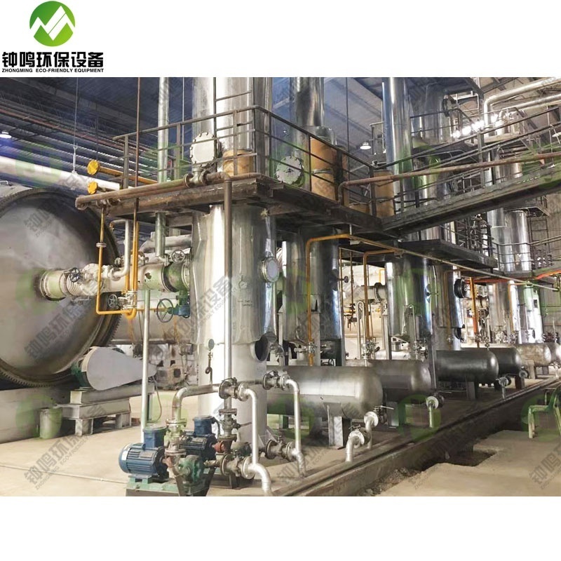 Automatic Recycling System Turn Used Engine Oil Refining into Diesel Machine