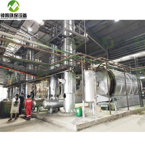 Small Scale Mobile Crude Oil Refinery Diesel Base Oil Diesel Distillation Machine Manufacturing Plant,waste Oil Recycling 85-90%