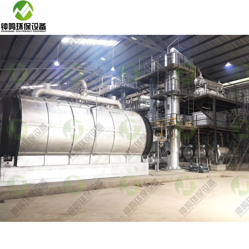 Automatic Recycling System Turn Used Engine Oil Refining into Diesel Machine