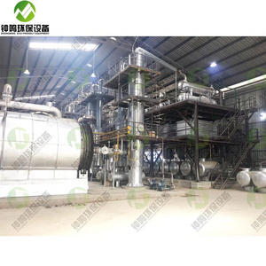 Automatic Recycling System Turn Used Engine Oil Refining into Diesel Machine