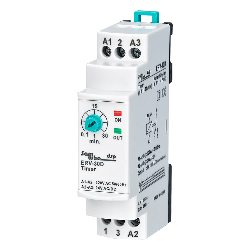 Samwha-dsp ERV-30D (0.1-30min.) 24V Adjustable Timer On Delay Switch