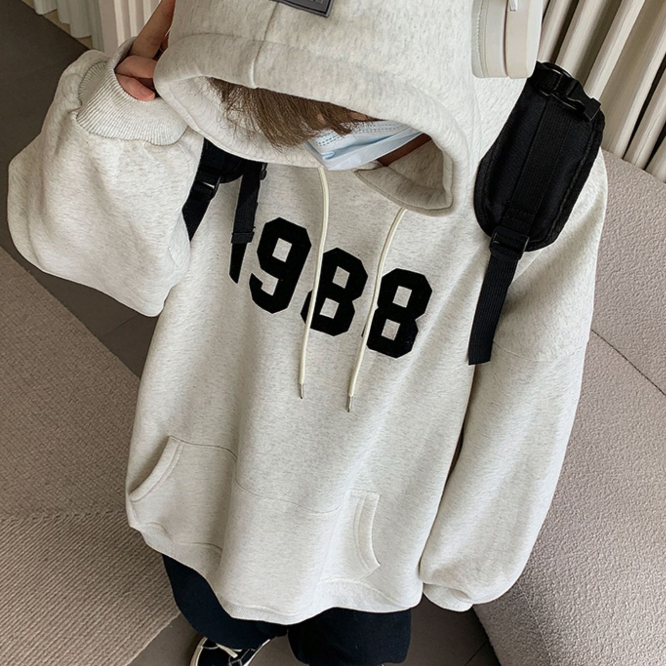 2024 OEM Quality Men Plain Fleece French Terry Cotton Custom Drop Shoulder Oversized High Quality Men Heavyweight Hoodie