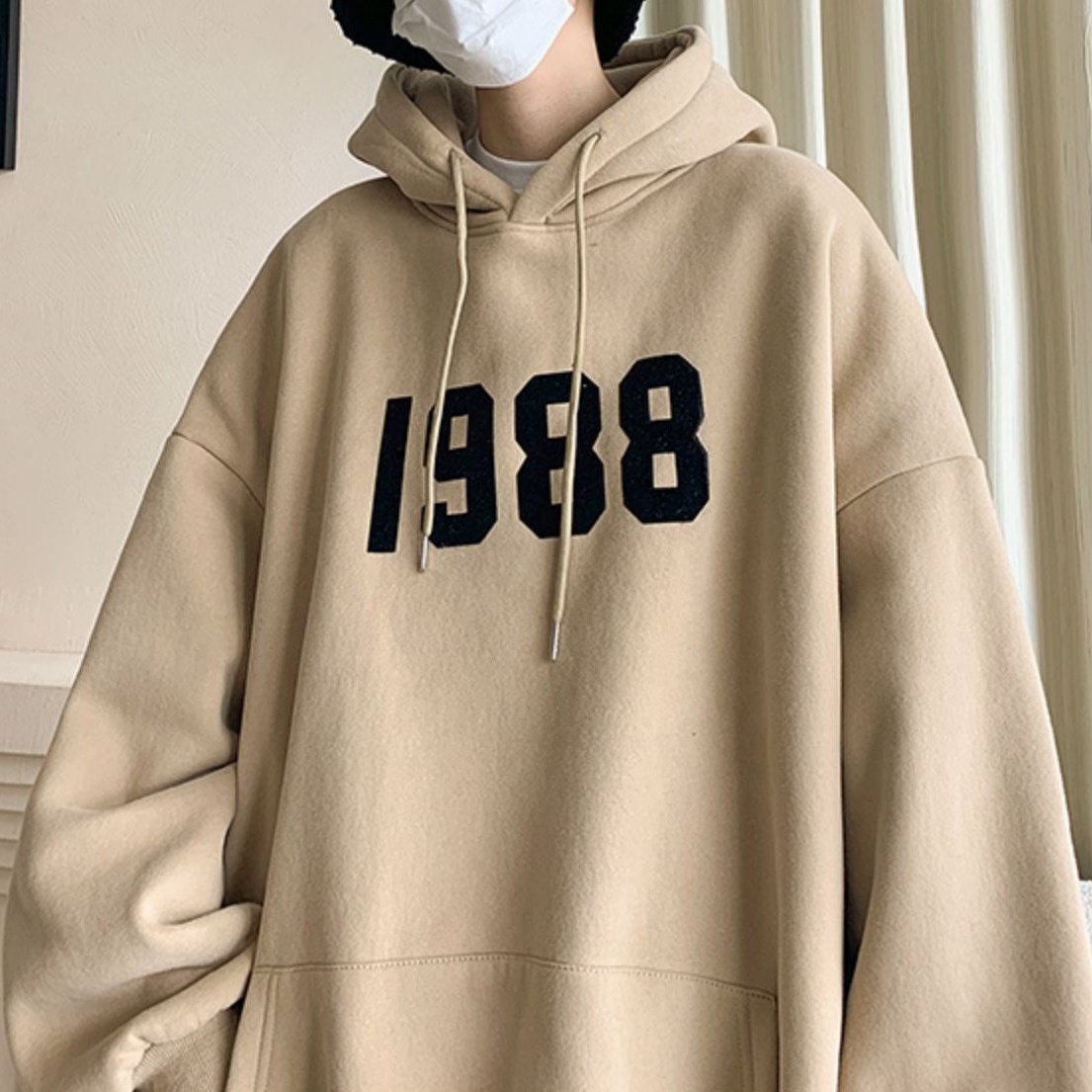 2024 OEM Quality Men Plain Fleece French Terry Cotton Custom Drop Shoulder Oversized High Quality Men Heavyweight Hoodie