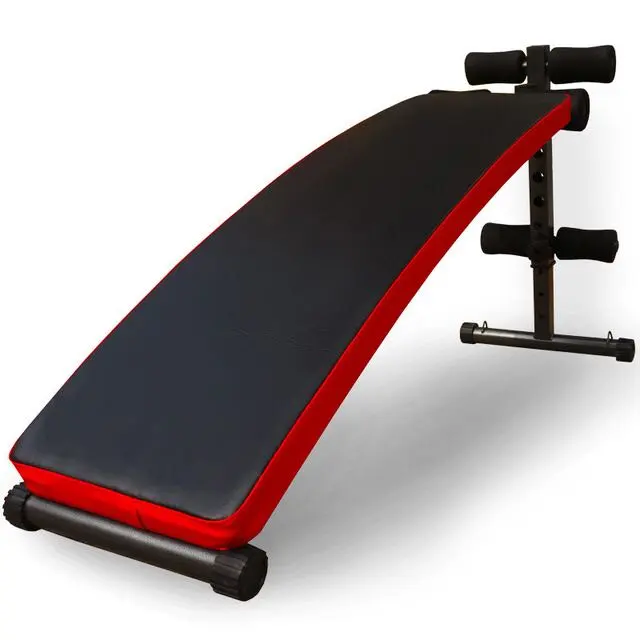 Signature Fitness Unisex Adjustable Weight Bench Ab Crunch Bench for Gym Toning and Strength Training Utility Sit-Up Bench