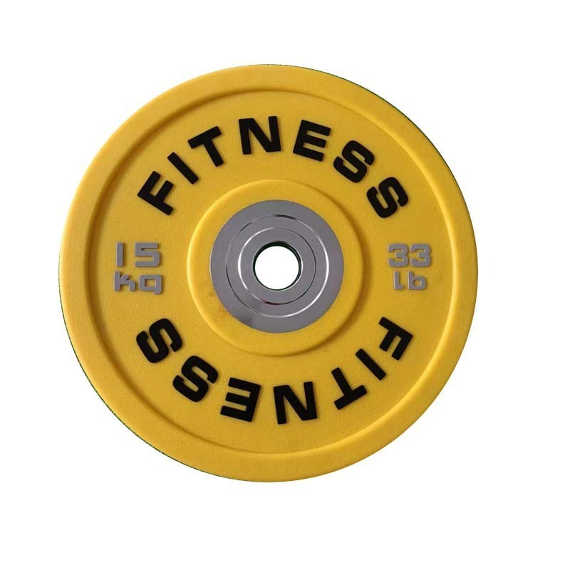 Unisex Tpu Weightlifting Barbell Plates Bumper Weight Plates for Sale