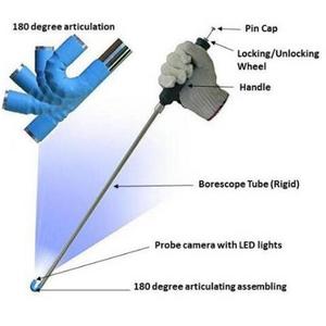 Automotive Boat Truck Motorcycle Engine Borescope Tube And Pipe Inspection USB Digital Semi-Rigid Articulating Borescope MST6003