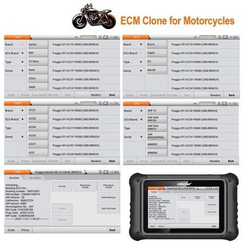 2023 Full Version OBDSTAR DC706 ECU Tool for Car and Motorcycle with ECM+TCM+BODY ECU Clone by OBD or BENCH