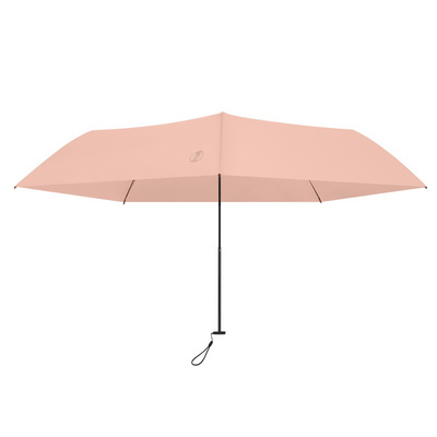 Mini five-fold thumb pocket umbrella dual-use UV ultra-light umbrella Women's Small portable umbrella