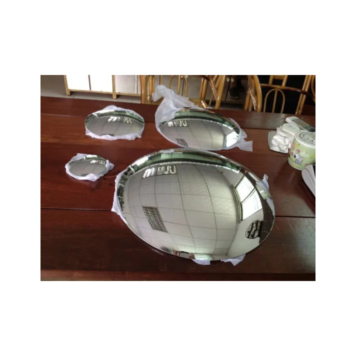 300mm diameter round convex mirror glass with aluminum or chrome coating