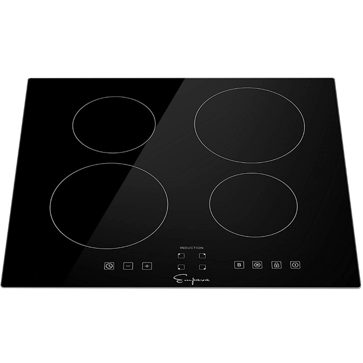 Cooktop Fire Heat Resistant Glass Flat Tempered Ceramic Frit Glass Sheet for Cooker