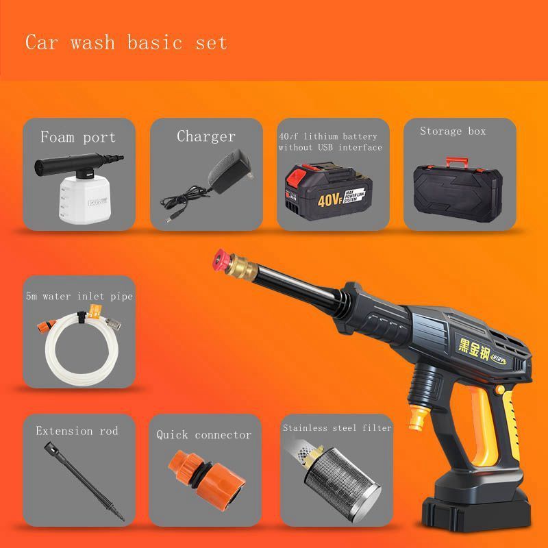 China Cordless High Pressure Flushing Machine Car Cleaner Garden Washing Machine Automatic Car Wash Machine price