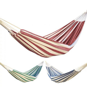 Camping Portable Parachute Hammock Brazilian Beach Canvas Folding Hammock With Tree Straps