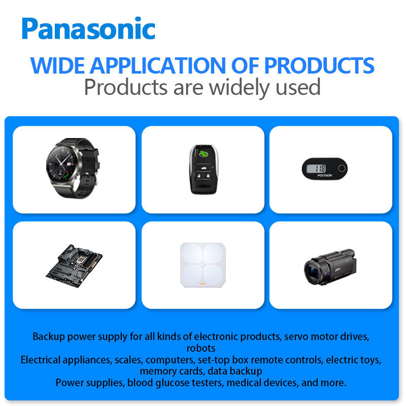 Panasonic CR2032CH/5B 3V Button cell Suitable for Car key remote control computer motherboard anti loss device battery