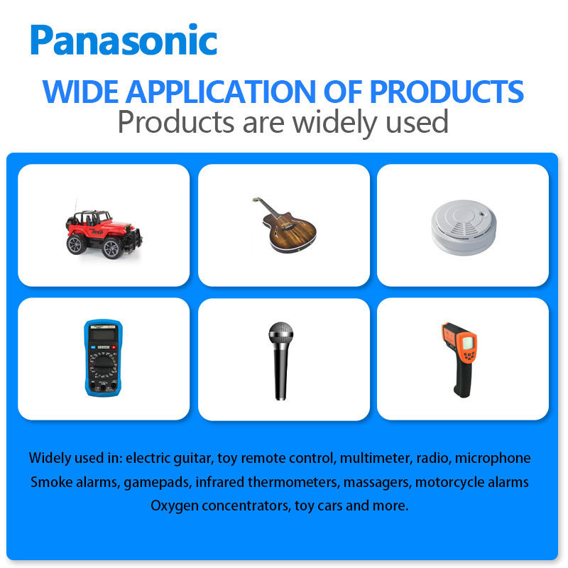 Panasonic zinc carbon battery 9V 6F22ND/1B Block battery For Toy multimeter microphone