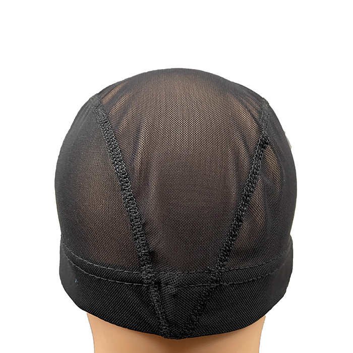 YM-0003 hair extension  Woven wig human hair wig Swimming cap dome mesh cap