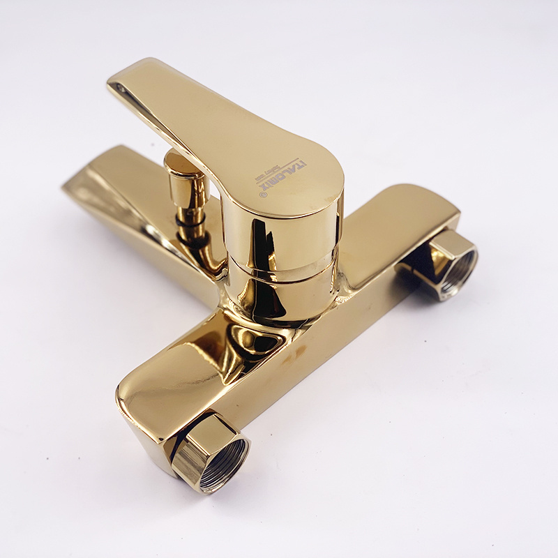 ITALOMIX Factory Wholesale Price Wash Single Handle Hot Cold Water Faucet Zinc Rose Gold Polished Luxurious Bathroom Sink Faucet