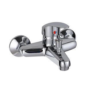 New Selling Wall Mounted Single Lever Modern Luxury Water Faucet For Hotel Bathroom