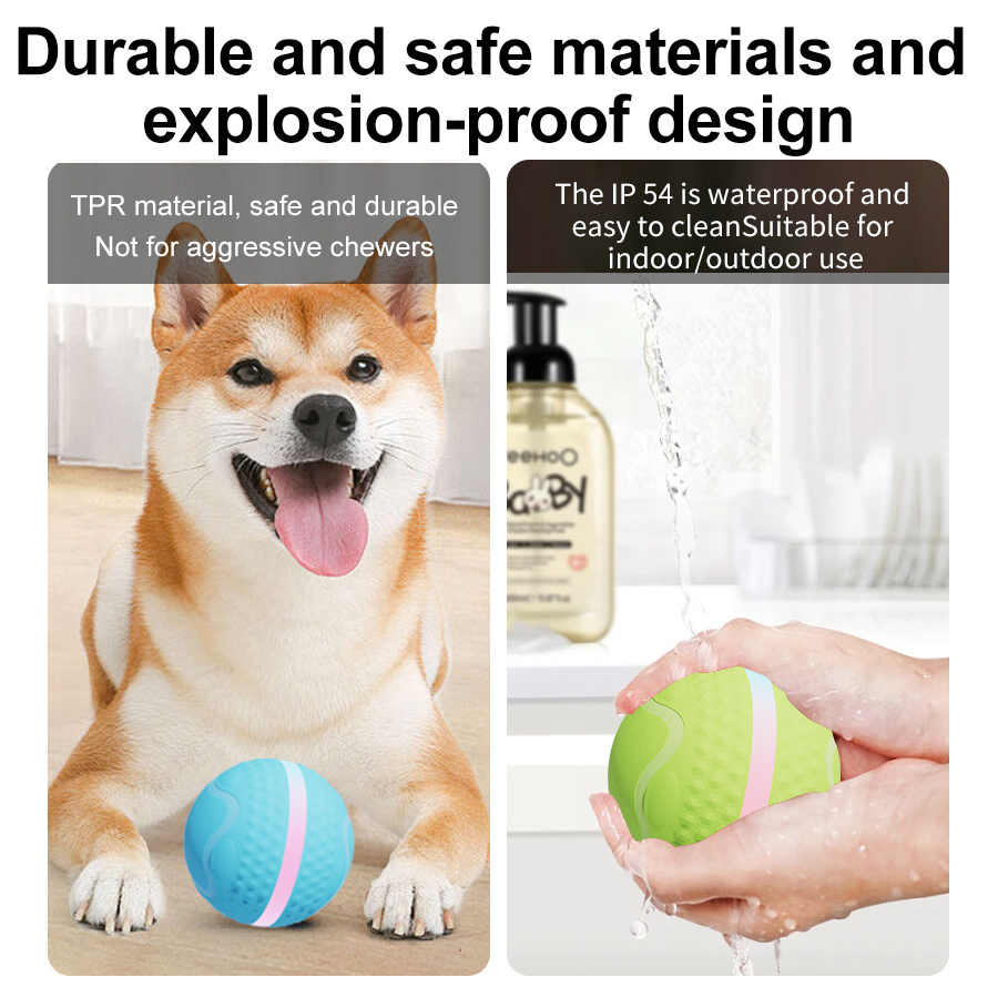 New Arrival USB Charging Fun Sports Spin Jump Ball Intelligent Interactive Movement Toys for Pet Dog and Cat