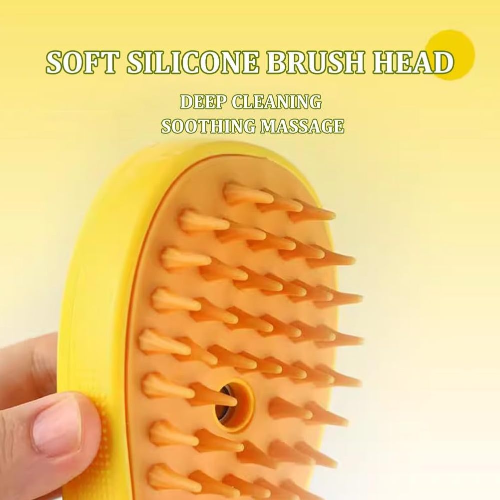 Multifunctional Dog Pet Spray Massage Steamy Grooming Comb Usb One-touch Pet Cat Steam Brush