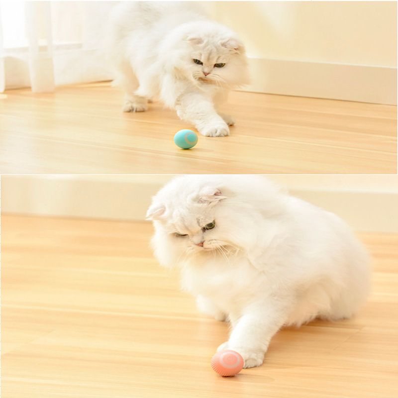 2023 New Arrivals Cat Toys Smart Interactive Cat Ball Toy Electronic Cat Ball Toy