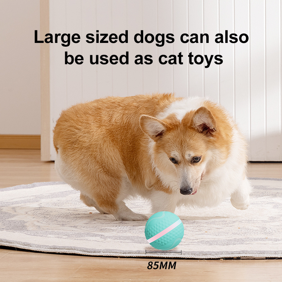 New Arrival USB Charging Fun Sports Spin Jump Ball Intelligent Interactive Movement Toys for Pet Dog and Cat