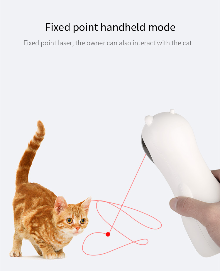 2024 New Pet Toy Robot Activity Electric Interactive Movement Automatic Rotating Cat Laser Toy Pets Toys And Accessories