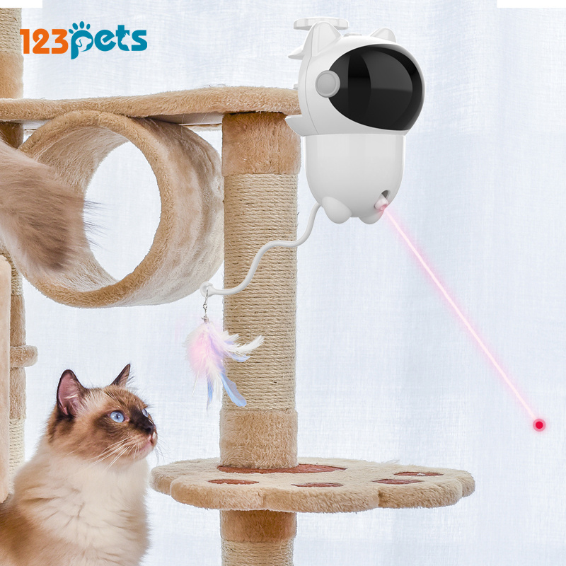 Rechargeable Electric Automatic Cat Chasing Lights Interactive Pet Laser Pointer Toy