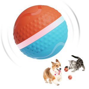 New Arrival USB Charging Fun Sports Spin Jump Ball Intelligent Interactive Movement Toys for Pet Dog and Cat