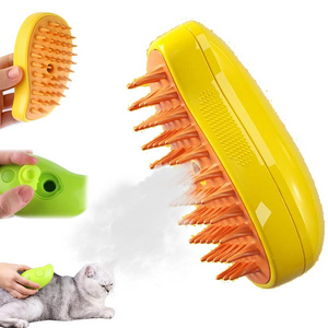 Multifunctional Dog Pet Spray Massage Steamy Grooming Comb Usb One-touch Pet Cat Steam Brush