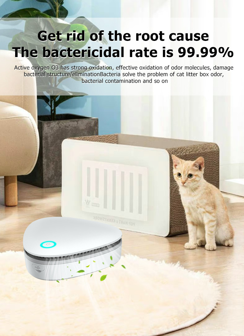 Factory direct selling  smart pet odor eliminator cat litter box odor eliminator