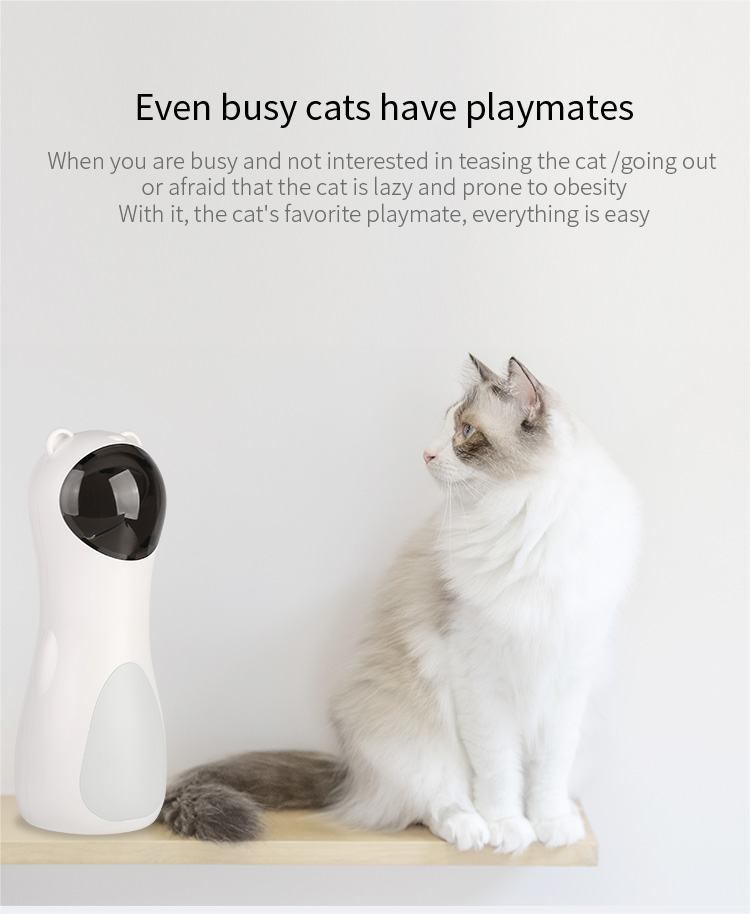 2024 New Pet Toy Robot Activity Electric Interactive Movement Automatic Rotating Cat Laser Toy Pets Toys And Accessories