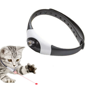 Electric Cat Laser Self-hi Tease Pointer Pet Smart Cat Laser Collar Toys for indoor Cats Dogs Kitten