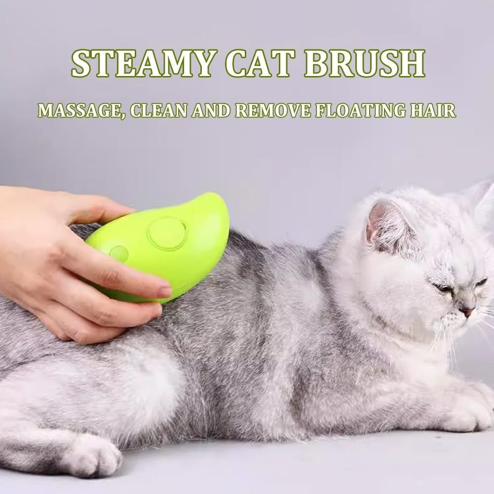 Multifunctional Dog Pet Spray Massage Steamy Grooming Comb Usb One-touch Pet Cat Steam Brush