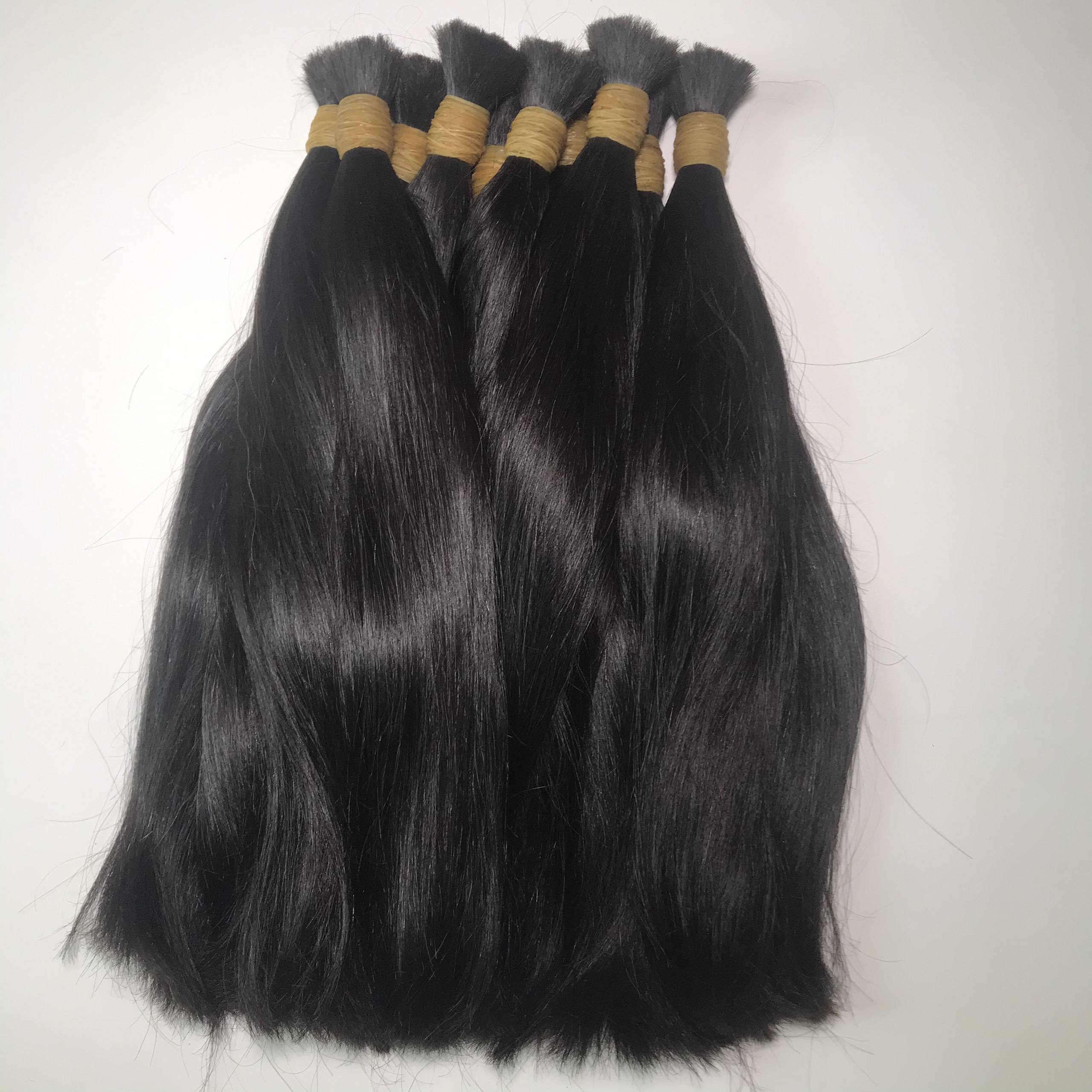 Cuticle Aligned Raw Deep Wave Human Hair Bulk For Braiding No Weft Extensions Virgin Afro Kinky Curly Human Hair Weave Bundles