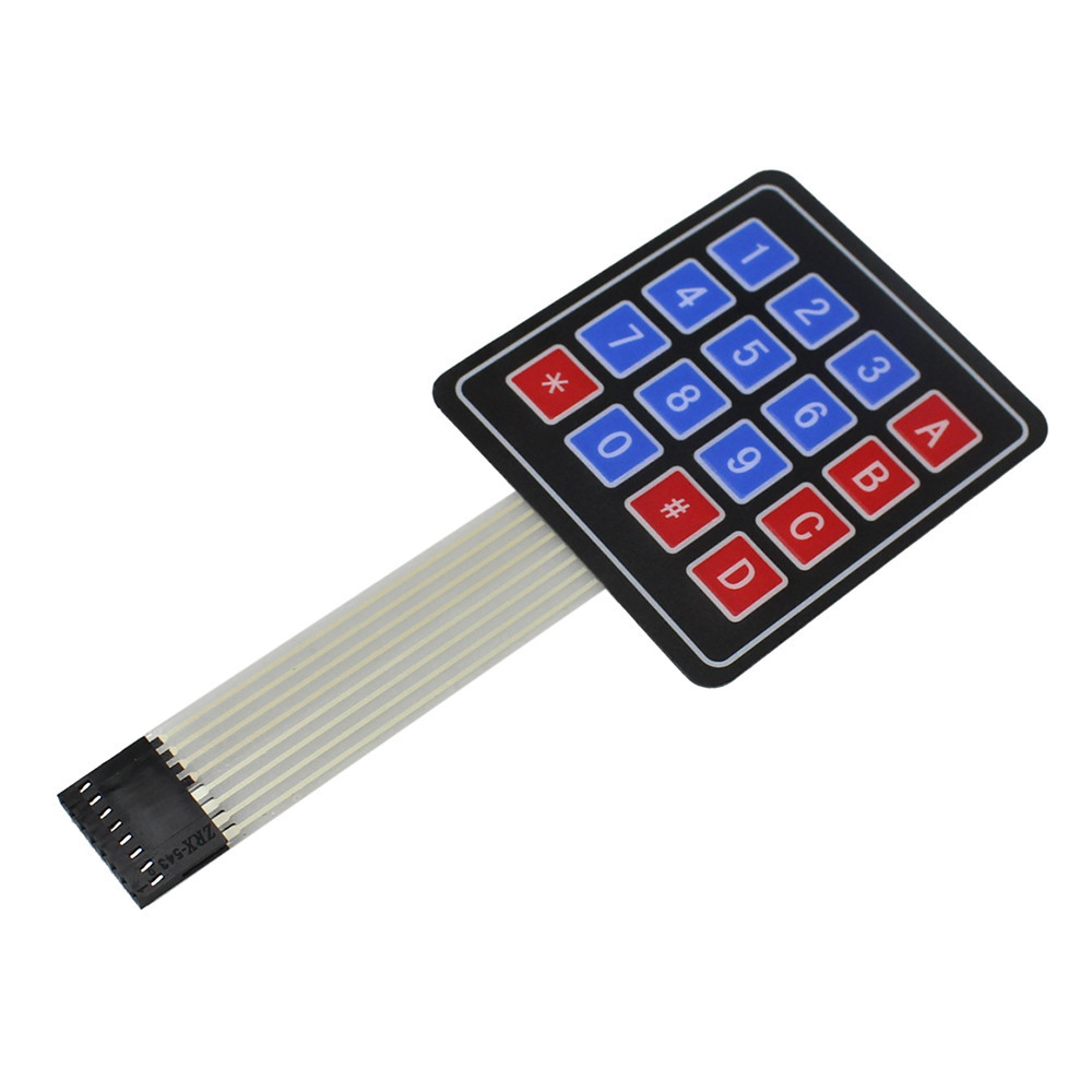 Factory direct sales 4 * 4 key module matrix keyboard membrane control panel expanded 16 bit touch switch