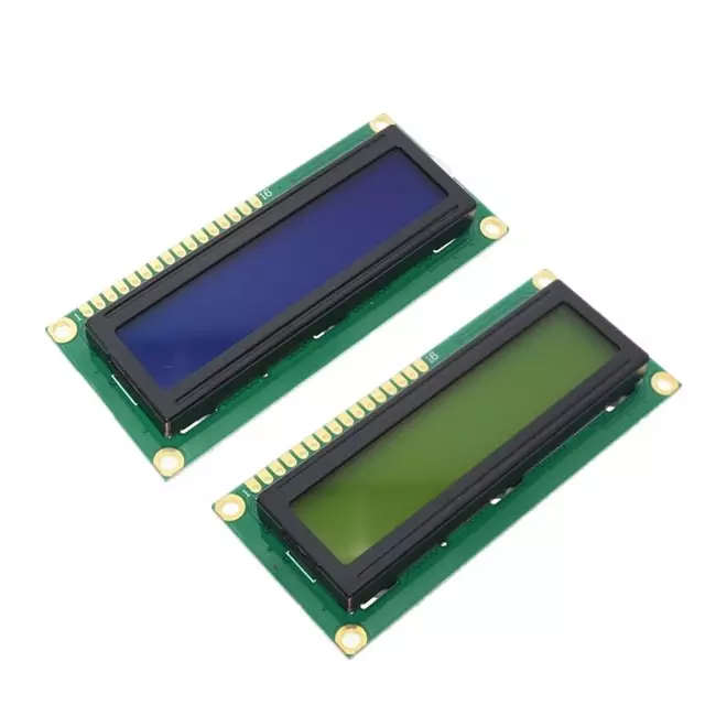 Hot sales LCD1602 Blue Screen Display Module with Backlight IIC/I2C Serial 16X2 Character 5V Green Screen LCD Display