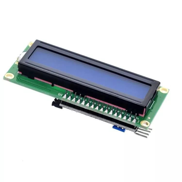 Hot sales LCD1602 Blue Screen Display Module with Backlight IIC/I2C Serial 16X2 Character 5V Green Screen LCD Display