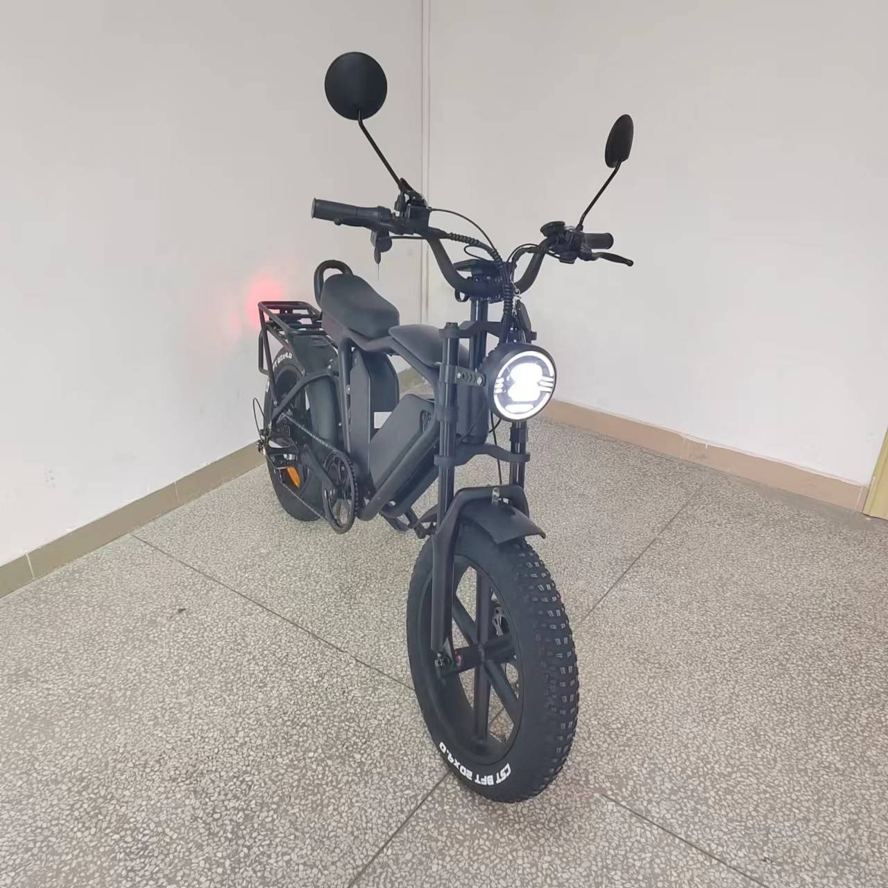 1000W Fat Tire Electric Bike 44Ah48V Oil Brake Full Suspension Long Range Dual Battery Electric Bike yolin Dual Battery Ebike