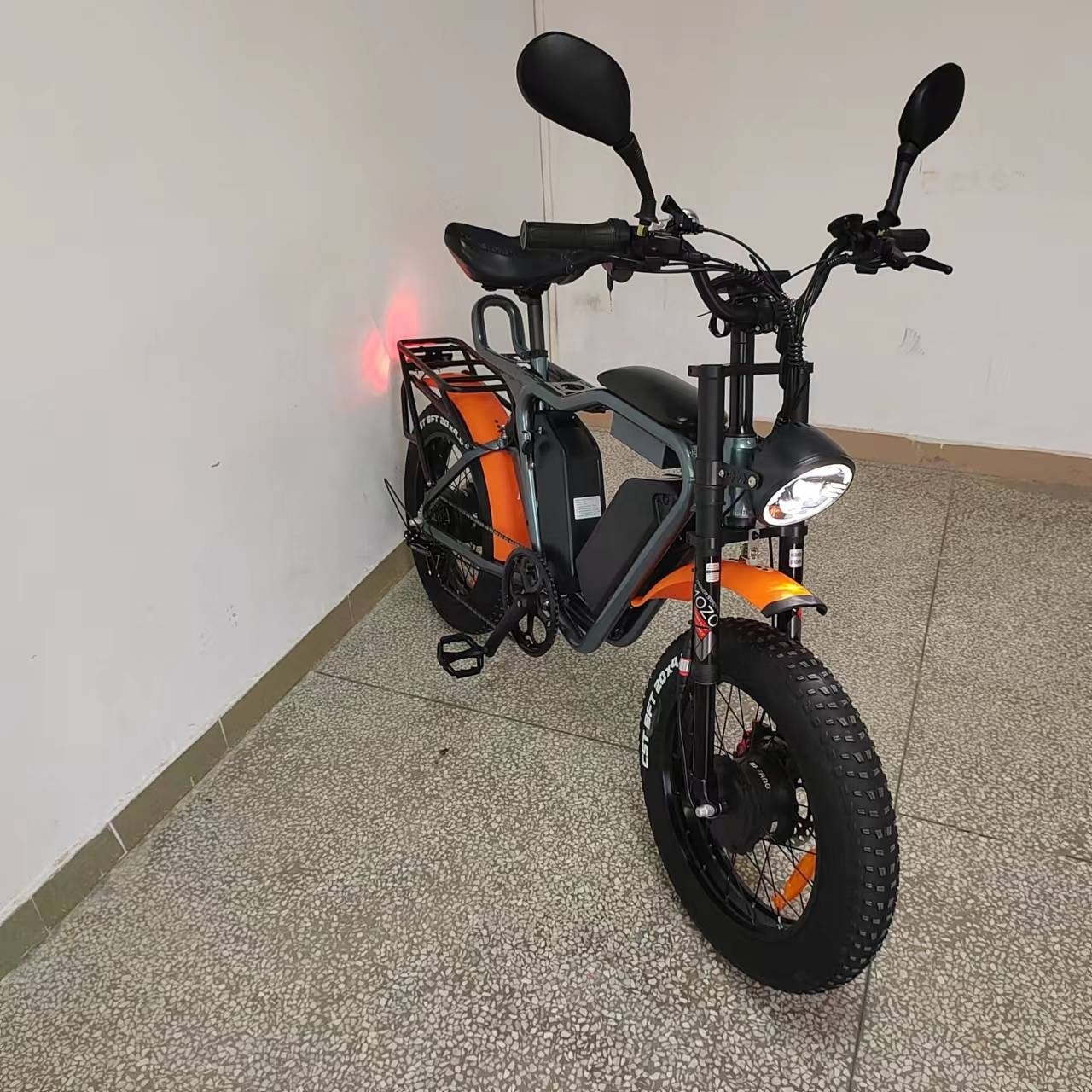 52V Electric Bike 2000W Bafang  Motor 44Ah Korea Battery  55kmh Fast Fat Tire  Electric Bike Dual Motor Dual Battery Ebike